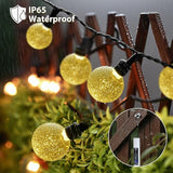 SMY Lighting 22FT Rechargeable Battery Operated 50 LED Crystal Globe String Lights Outdoor/Indoor, Patio Hanging | Lumora