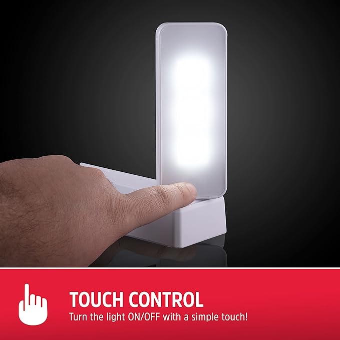 Energizer Swivel LED Touch Light, Battery Operated, 35 Lumens, Wireless LED Closet - Outdoor Lighting Accessory | Lumora