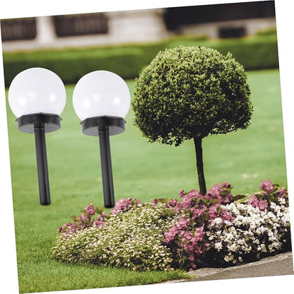 Ciieeo 8pcs Solar Lawn Lights Outdoor Garden Path Lights Waterproof Solar Powered Ground Landscape Lighting for Yard and Patio