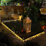 JMEXSUSS 2 * 200 LED Warm White Solar Rope Lights, 66ft IP 65 Waterproof Solar String Light Outdoor, 8 Modes | Lumora