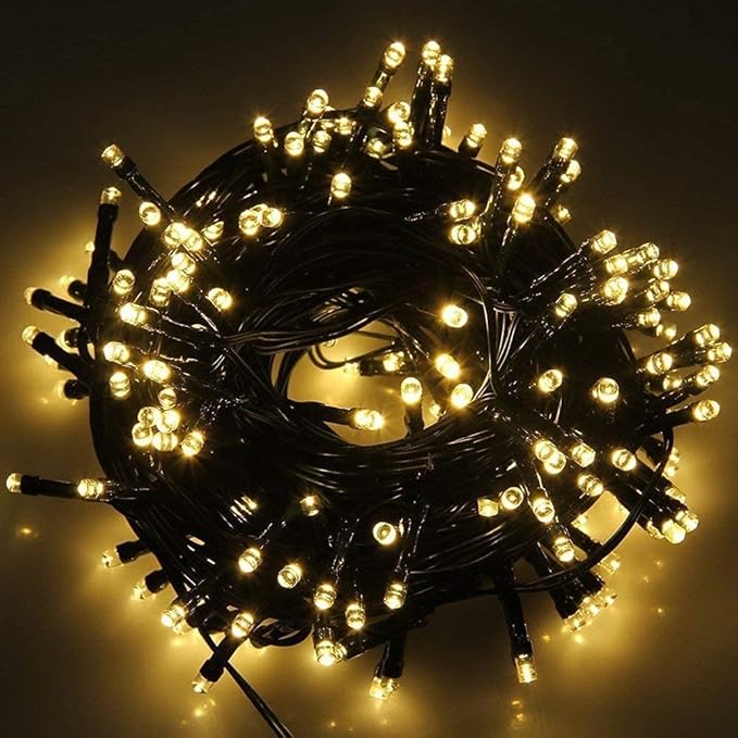 105FT 300LEDs Christmas Lights Outdoor Indoor 8 Modes for Christmas Tree Party Decoration, 100% UL Listed (Warm | Lumora