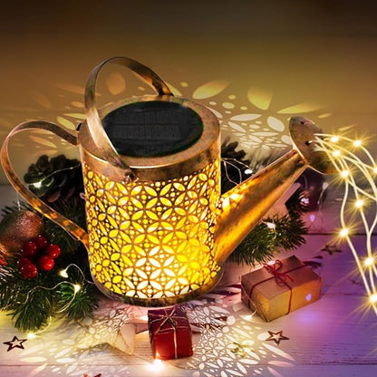 Solar Watering Can Light, LED Solar String Lights Waterproof Dual Mode Water Can Lights for Garden Patio Yard Pathway Lantern Plant Decoration