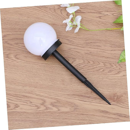 Alipis 4pcs Solar Lawn Lamp Warm Light Waterproof Garden Solar Ground Plug Courtyard Path Landscape Lighting for Outdoor Yard Decoration