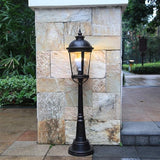 Lights Outdoor IP54 Waterproof Outdoor Column Post Lamp Glass Lantern European Victoria Antique Metal High Pole | Lumora