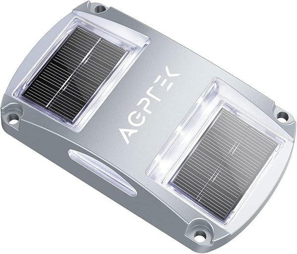AGPTEK Solar Driveway Lights 1 Pack, Outdoor Deck Dock Marine LED Solar Powered Waterproof Driveway Marker Lights | Lumora
