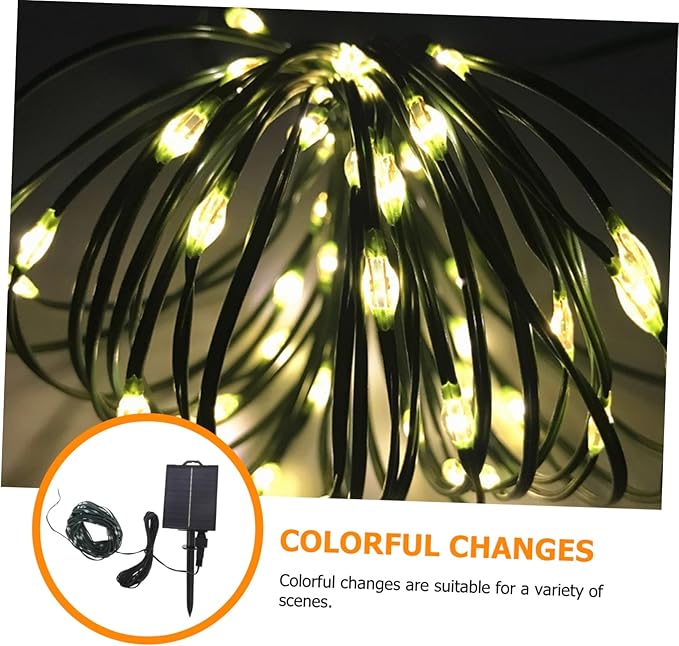 Solar LED Strip Light Warm White Outdoor Solar String Lights LEDs Flexible Decorative Lighting for Garden Bedroom | Lumora