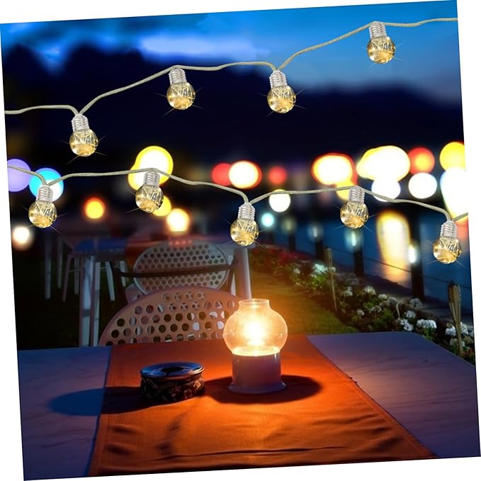 Solar LED Decorative String Lights Waterproof Outdoor Lights for Garden 20-Feet 30 Bulbs Warm White Glow for | Lumora