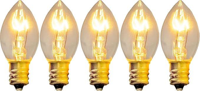 EST. LEE DISPLAY L D 1902 Indoor ＆ Outdoor String Light C9 Ceramic Christmas Steady Replacement Bulbs E17 Socket | Lumora