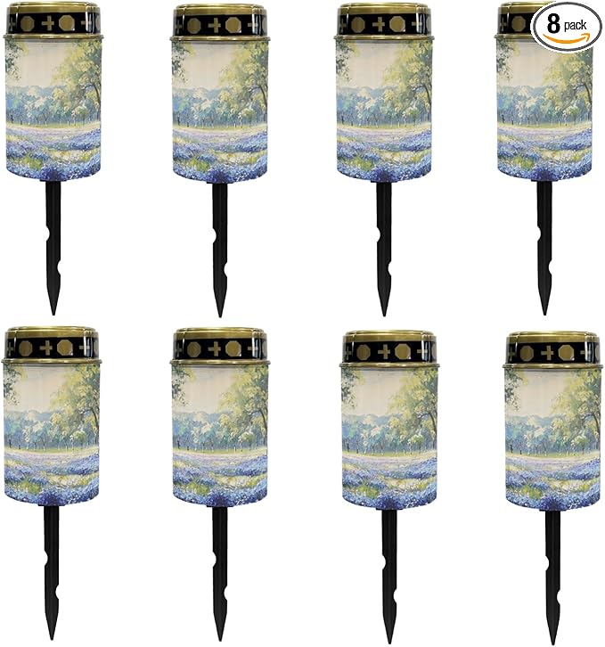 Lavender Solar Garden Lights Outdoor Waterproof Pathway Lights Decorations for Yard Patio Walkway Solar Stake | Lumora