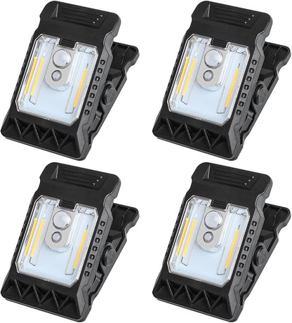 Solar Clip on Motion Sensor Light, High Brightness Led Outdoor Lamp with Efficient Solar Charging for Camping Tent, Pathway, Patio, Garden