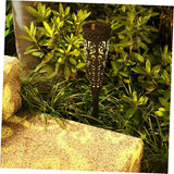 Totority 4 Pieces Solar Pathway Lights Outdoor Solar Powered Garden Lawn Yard Decorative Warm LED Landscape | Lumora