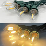 SUNSGNE C7 LED Clear Christmas String Lights Outdoor, 25FT Vintage Christmas Tree Lights with 27 0.6W Bulbs(2 | Lumora