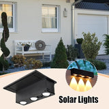 Solar Fence Lights | Automatic Decorative Waterproof Lamp | Stairs Solar Lights - for Outdoor Garden Yard Patio | Lumora