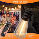100 FT Solar String Lights Outdoor Waterproof with Remote & USB Port, Solar Power Patio Hanging Lights with Dimmer | Lumora