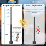 AILBTON 4 Pack Suspension Outdoor String Light Poles for Outside String Lights Hanging,with Clip and Holder,Light | Lumora