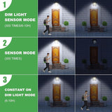 Tryme 118Leds Solar Lights Outdoor Clip Motion Sensor Lights Security Light 3 Modes, 3 Color Temperature, Solar | Lumora