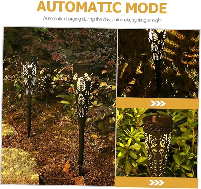 4pcs Solar Pathway Lights Outdoor Garden Decorative LED Lawn Yard Patio Waterproof Solar Powered Landscape Lighting | Lumora