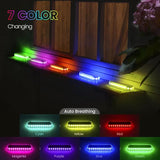 Honalia Solar Dock Driveway Lights Outdoor, RGB Color Changing Solar Powered Waterproof, Driveway Markers Concrete | Lumora