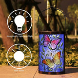 Hanging Solar Lantern Outdoor Waterproof LED Butterfly Solar Lights Decorative Solar Garden Lanterns Tabletop Lamp | Lumora
