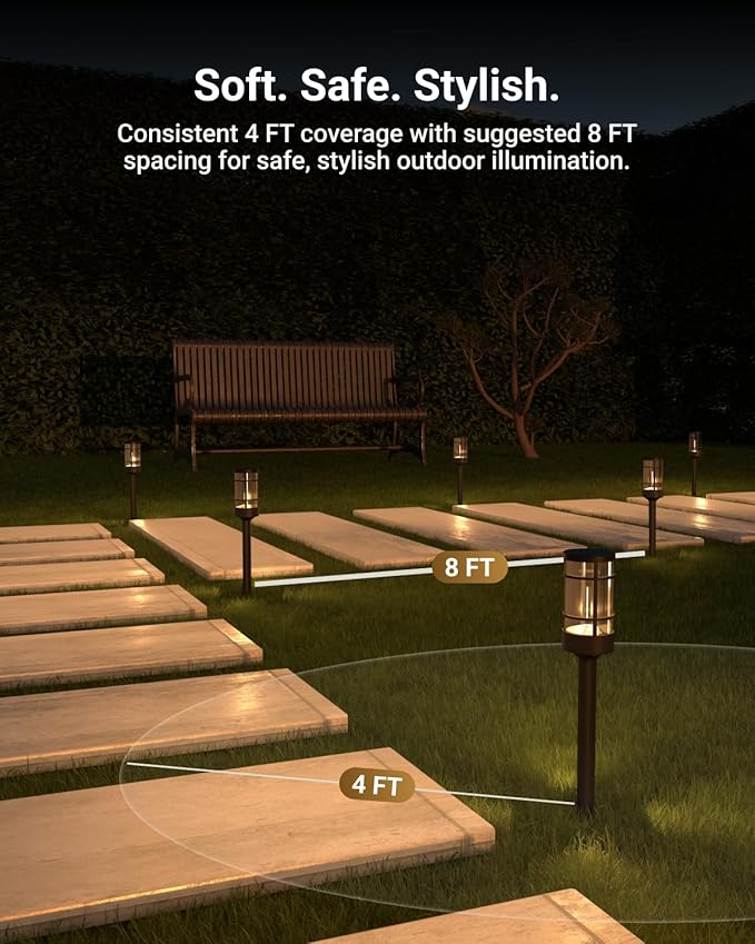 Sunco Low Voltage Garden Pathway Lights, LED Landscape Pathway Lighting, 1.5W, 50 LM, 3000K Warm White, Wet Rated | Lumora
