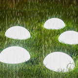Solar Hemisphere Ground Insert Light 5-Head Solar Lawn Lamp White Light Garden Landscape Pathway Lighting for Yard | Lumora