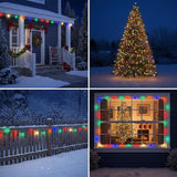 Jumbo Christmas Lights Outdoor, 16ft Multicolor Giant Bulb String Lights for Holiday Décor, Durable Waterproof LED | Lumora