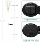 JJGoo Solar Firework Lights, 2 Pack 150 LEDs 2 Lighting Modes Solar Lights Outdoor Waterproof for Garden Patio | Lumora