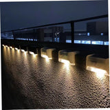 5Pcs Waterproof Solar Step Lights for Outdoor Deck LED Garden Fence Lighting Motion Sensor Solar Lights for Pathway | Lumora