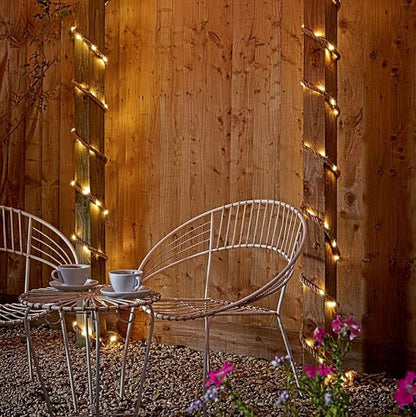 Solar String Lights Outdoor, Waterproof Natural Hemp Rope Lights with Remote/Rechargeable Port,Dimmable Outdoor Solar Light Cafe Lights for Garden Bistro Party Porch Yard Balcony (100led 5m)