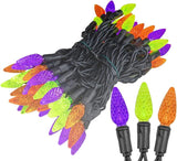 ‎‎‎Novelty Lights 24FT 70 LED C6 LED Halloween String Lights, Outdoor Christmas Tree Commercial Grade LED String | Lumora