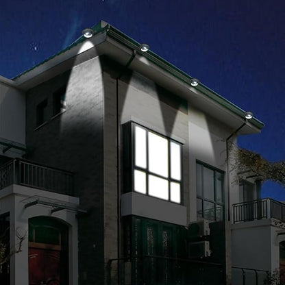 Yescom LED Solar Gutter Light Waterproof Outdoor Garden Fence Wall Lights 10 Packs