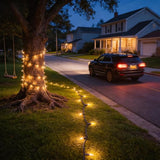 150 LED Warm White Christmas Lights, UL Certified 22# Green Wire 50 Ft, Commercial Grade Decorative Lighting | Lumora