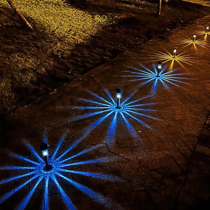 Solar Outdoor Lights,Solar Lights Outdoor Waterproof,11.6 Inch Solar Stake Lights for Pathway,Auto On/Off Solar Yard Lights for Lawn Patio Walkway Driveway Decor Landscape Lighting (multicolor 5pc)