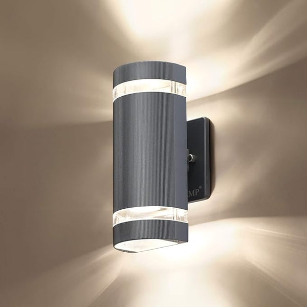 LMP LED Semi Cylinder Up and Down Lights Outdoor Wall Light,Body in Aluminum Waterproof Outdoor Wall Lamps,3000k 5W | Lumora