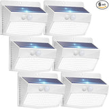 Peasur Solar Lights Outdoor Motion Sensor [138 LED/6 Packs] Solar Security Wall Light with 3 Lighting Modes | Lumora