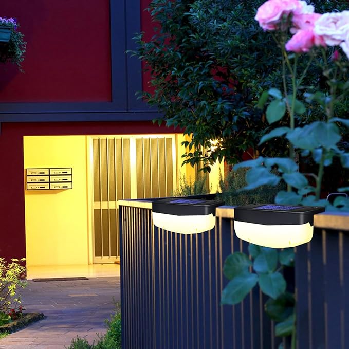 LED Solar Step Lights, 16 Pack Solar Deck Lights Outdoor IP65 Waterproof Pool Side Lighting Decor for Stairs Fence | Lumora