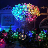 FULLBELL Easter Fairy Lights Flower String Lights 100LED 8 Flash Modes Cherry Blossom - Decorative Outdoor Light | Lumora