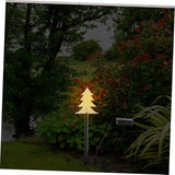 Milisten 1set Solar Christmas Tree Light Ground Insert Solar Light for Garden Decor Outdoor Holiday Decoration | Lumora