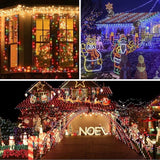 AmyHomie Multicolor Christmas Lights Outdoor, 300LED Lights with 8 Lighting Modes, End to End Connectable Fairy | Lumora