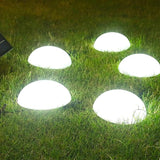 COHEALI Solar Hemisphere Lawn Ground Stake Light, White LED Garden Solar Pathway Lamp for Outdoor Landscape and | Lumora