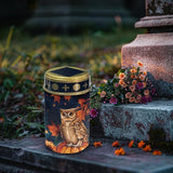 Autumn Fall Owl Solar Garden Lights Outdoor Waterproof Thanksgiving Decor Set of 6,Solar Stake Lights for Yard | Lumora