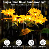 ZPSHYD Solar Sunflower Lights, IP65 Waterproof Outdoor Garden Auto ON/Off Solar Decorative Lights for Backyard | Lumora