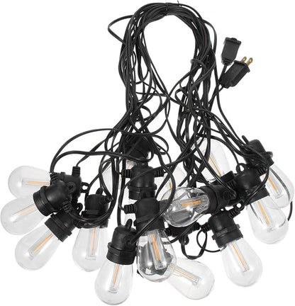 Veemoon 15m Outdoor Led String Lights Bulbs for Camping Garden Parties Christmas Decorations and More Us