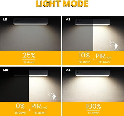 Solar Lights Outdoor for House Sign, Dimmable Solar Pathway Lights
