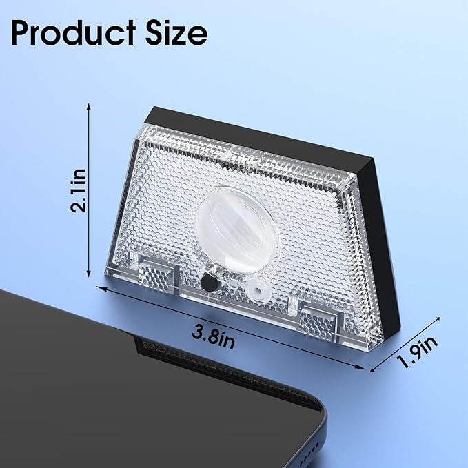 Solar Fence Lights Outdoor 8 Pack, 9 Fixed Colors & Auto Changing Waterproof Fence Lights Solar Powered, Solar Deck | Lumora
