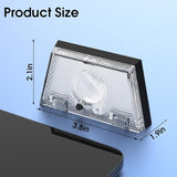 Solar Fence Lights Outdoor 8 Pack, 9 Fixed Colors & Auto Changing Waterproof Fence Lights Solar Powered, Solar Deck | Lumora