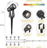 Svater Outdoor String Lights 200 FT with Landscape Lighting Outdoor 8 Pack | Lumora