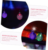 VILLCASE 1 Set LED Solar String Lights Bubble Beads Patio Decor Saving Outdoor Fairy Lights for Garden Courtyard | Lumora