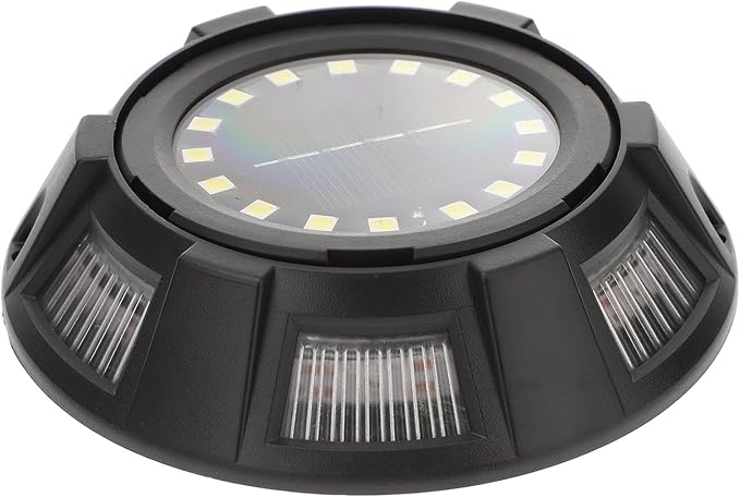 Operitacx 4pcs Outdoor In-ground Solar Lights with Rotatable Side Glow, White and Colored LED Garden Pathway Lights | Lumora