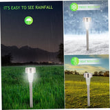12pcs Solar Outdoor Pathway Lights Stainless Steel Solar Garden Lights with Bright White LED for Patio Walkway Lawn | Lumora